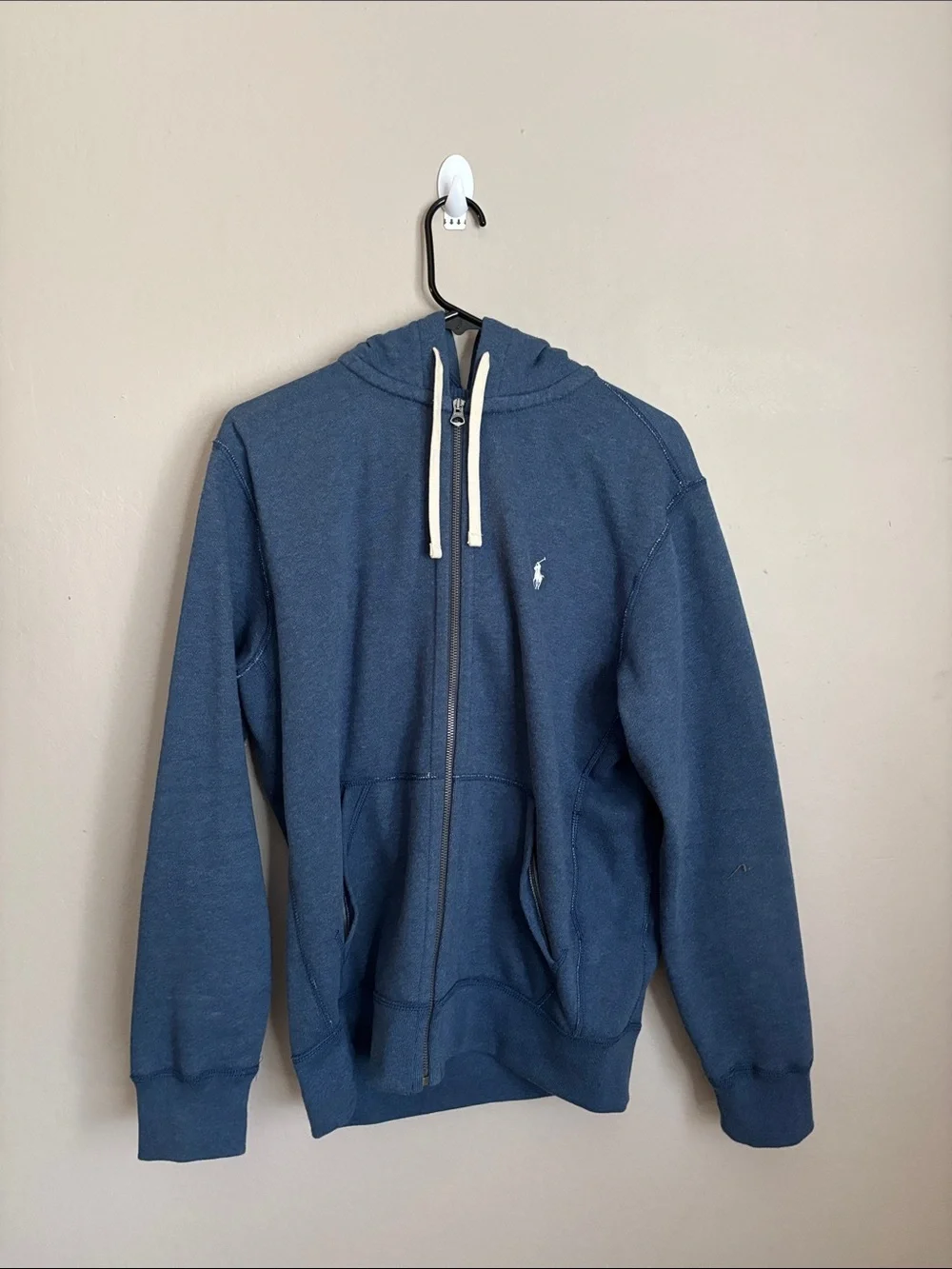 Polo by Ralph Lauren Blue Full-Zip Hooded Sweatshirt Men’s size medium